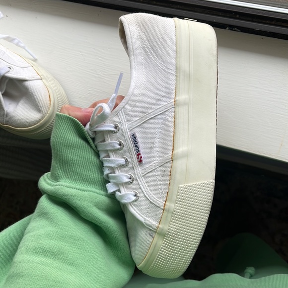 Superga 2790 white flatform 4cm sneakers - Picture 9 of 12